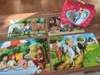 Bibi und Tina 4 er Puzzle Koffer Thüringen - Camburg Vorschau