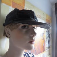 Vintage Kappe Cap Mütze grau schwarz ungetragen Saarland - Überherrn Vorschau