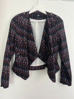 H&M Blazer cropped schwarz Muster Gr.34/36 Neuhausen-Nymphenburg - Neuhausen Vorschau