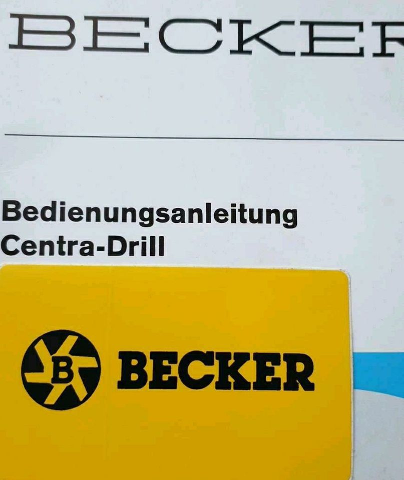 Verk. Becker Centra Drillmaschine f. Rüben Mais  Gemüse in Worbis