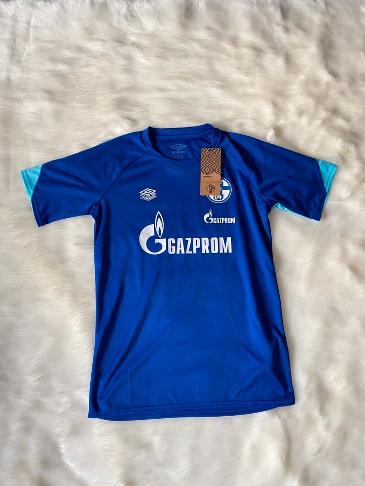 Fc Schalke 04 Junior tshirt Trikot gr 158cm 13J blau türkis umbro in Düsseldorf