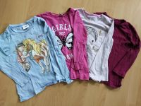 ⭐ 4er Set Langarm Shirts Mädchen Gr. 116 z.B. Conny rosa pink... Dresden - Löbtau-Süd Vorschau