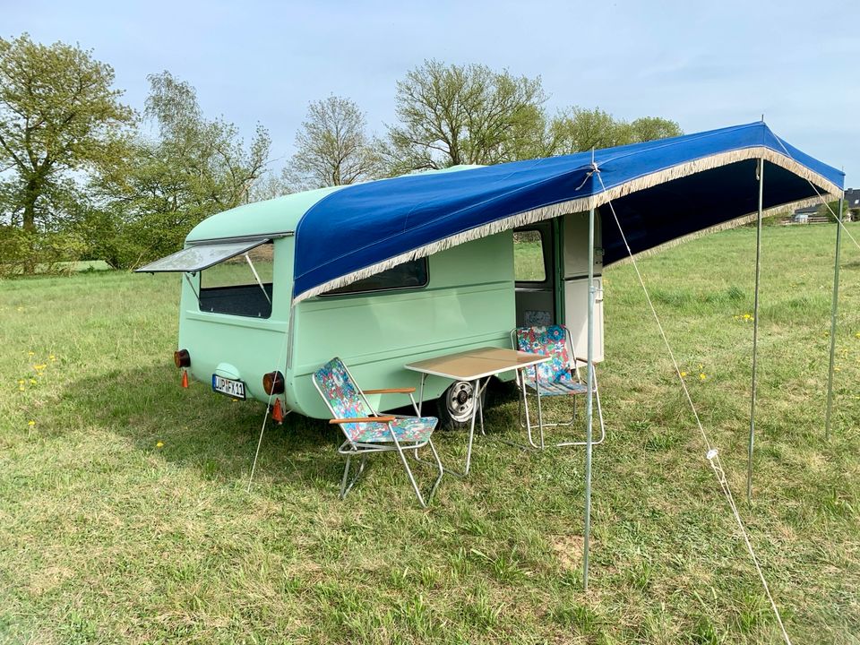 Qek Junior Wohnwagen Mieten Camping Hochzeiten Gästebett Festival in Crivitz