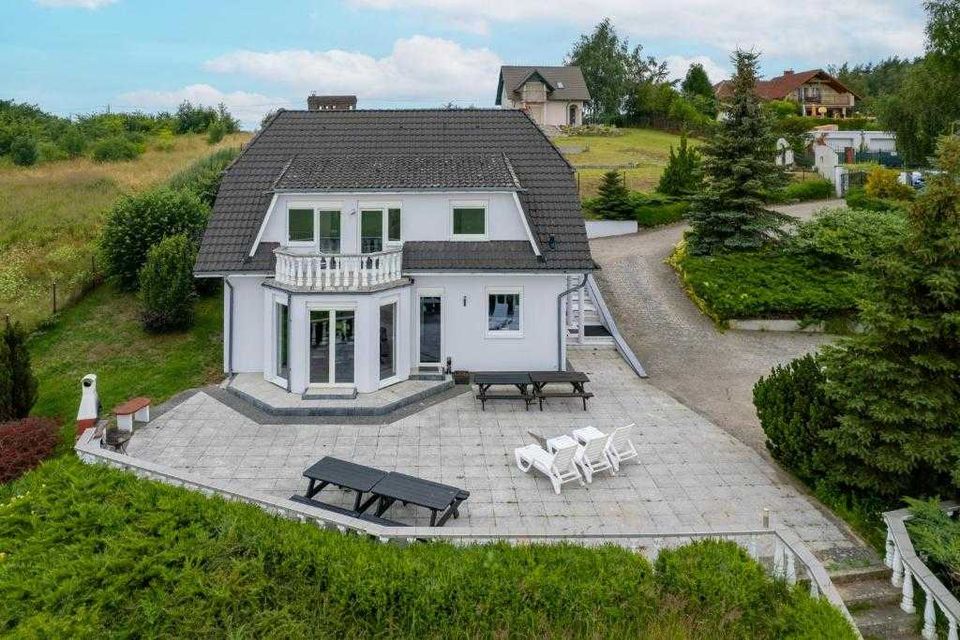 Traumhaftes Haus 180° Wasserblick in Luskowo (Polen), Ferienhaus in Seevetal