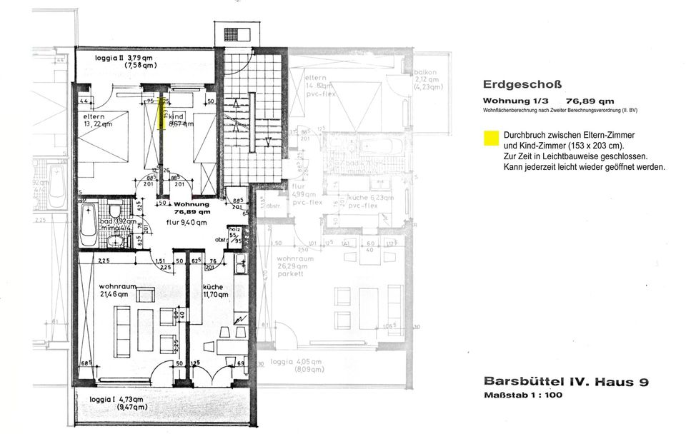 Ruhige 3-Zimmer-Wohnung an der Hamburger Stadtgrenze (ohne Makler) in Barsbüttel