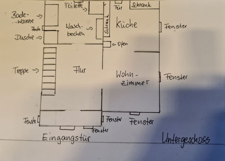 Einfamilienhaus mit Garage/Garten in Großwechsungen, 2014 saniert in Großwechsungen