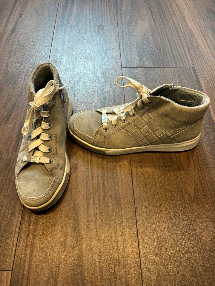 Ara Sneaker Hightop graues Velourleder Gr. 39 / 6 in Krefeld