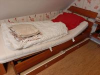 Bett mit Lattenrost Matratze und Bettkästen Thüringen - Wichtshausen Vorschau