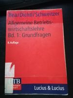 Allgemeine Betriebswirtschaftslehre Bd. 1: Grundfragen Nordrhein-Westfalen - Essen-Margarethenhöhe Vorschau