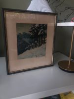 Original Radierung Käsbauer München, Kunst Bild Wintermotiv Hessen - Hanau Vorschau