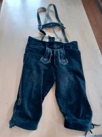 Trachten Leder Bundhose, Kniebundhose, Lederhose  schwarz Bayern - Bad Aibling Vorschau