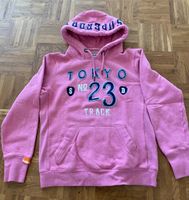 Superdry Hoodie Rosa mit blauer Schrift Baden-Württemberg - Wiesenbach Vorschau