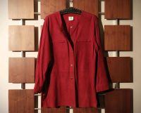 Madeleine Lederjacke * 38 M * Wildleder rot Lederhemd Bayern - Fürth Vorschau