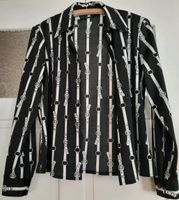 Vintage Bluse, schwarz/weiß, Größe 38-40 Baden-Württemberg - Bad Ditzenbach Vorschau