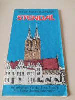 Informationsplan Stendal, Rat der Stadt Stendal, DDR, VEB Leipzig - Grünau-Mitte Vorschau
