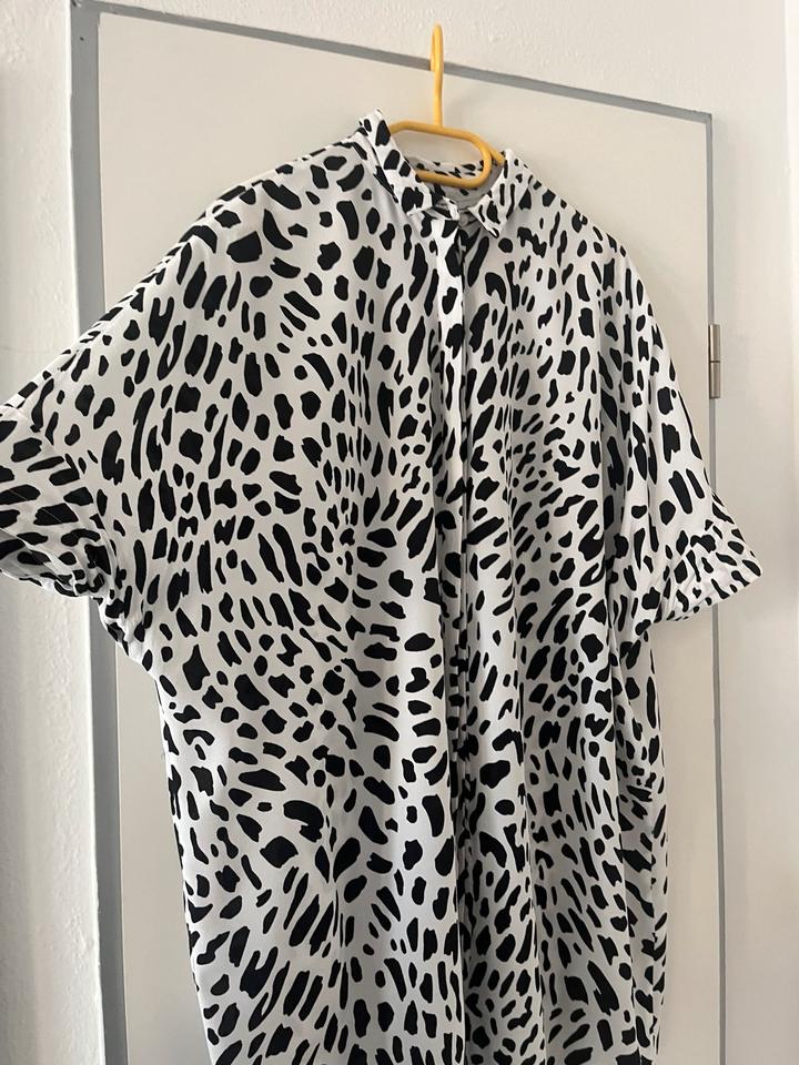 Kiomi Blusen-Kleid M/L 38/40/42 Oversize Animal Top Zustand in Biederitz
