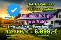 8 kWp PV-ANLAGE ☀️ REGIONAL ✅ Top-Solaranlage mit 5 kWh Speicher inkl. Installation zum Festpreis - in max 6 Wochen installiert / Photovoltaik Solaranlage kein ENPAL EKD 1KOMMA5GRAD ENBW KLARSOLAR Hessen - Waldems Vorschau