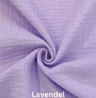 Musselin Double Gauze Neu Meterware Lavendel Flieder Lila Stoff Rheinland-Pfalz - Lautzenbrücken Vorschau