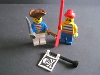 Lego Piraten - 2 Piraten m. Waffen u. Fahne (L278) Nordrhein-Westfalen - Kirchlengern Vorschau