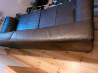 Leder Sofa 2-Sitzer dunkelbraun Aachen - Aachen-Haaren Vorschau