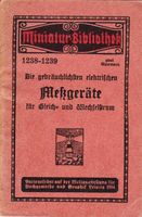 Buch: Meßgeräte für Gleich- und Wechselstrom, Miniatur-Bibliothek Rheinland-Pfalz - Zornheim Vorschau