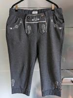 Tchibo Trachten 3/4 Sweatshirthose Grau/Weiß Gr. 44/46 Hessen - Gedern Vorschau