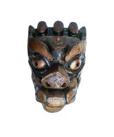 Antike Holzmaske mit Metallverzierungen und dem dritten Auge Dortmund - Husen Vorschau