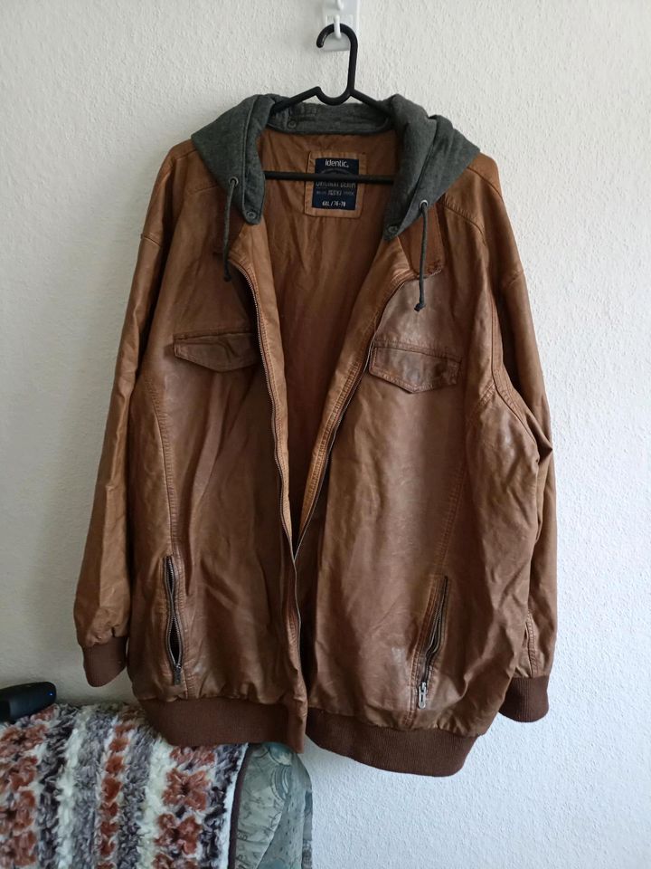 Neue Herrenjacke, hellbraun-camel, Kunstleder, 6xl in Dortmund