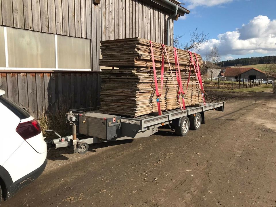 Autotransporter 2700 kg mieten / Autoanhänger mieten Verleih in Ruderting