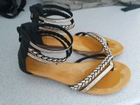 Sandalen mit Gold Glitzer Niedersachsen - Tappenbeck Vorschau