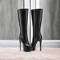 High Heels Plateau Stiefel schwarz Größe 44 Berlin - Biesdorf Vorschau
