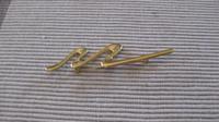 Modeschmuck_Schmuck_Anstecker_Anstecknadel_Brosche * Wellen_gold Niedersachsen - Gifhorn Vorschau