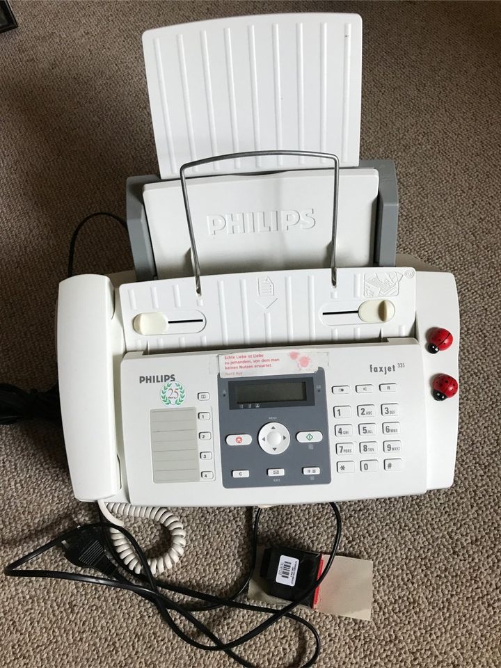 Gebrauchtes Philips Telefon und Fax gerät und Sprach-Mailbox in Lörrach