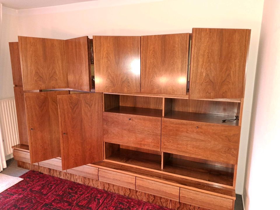 Designer Schrank Palisander Schrankwand  Vintage Stil 1950er in Goldenstedt