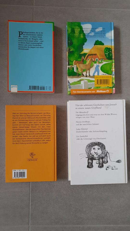 4 Kinderbücher (Pferde, Neues vom Süderhof, Das Sams, Janosch) in Ankum