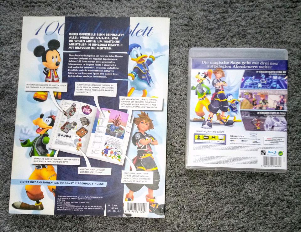 Kingdom Hearts 2.5 Playstation 3 PS3 Spiel + Lösungsbuch in Kirchhain