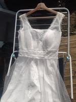 Brautkleid Sommer Boho Lang Spitze Ärmellos Niedersachsen - Achim Vorschau