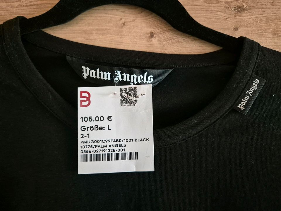 Palm Angels T-Shirt schwarz L NEU in Pastetten