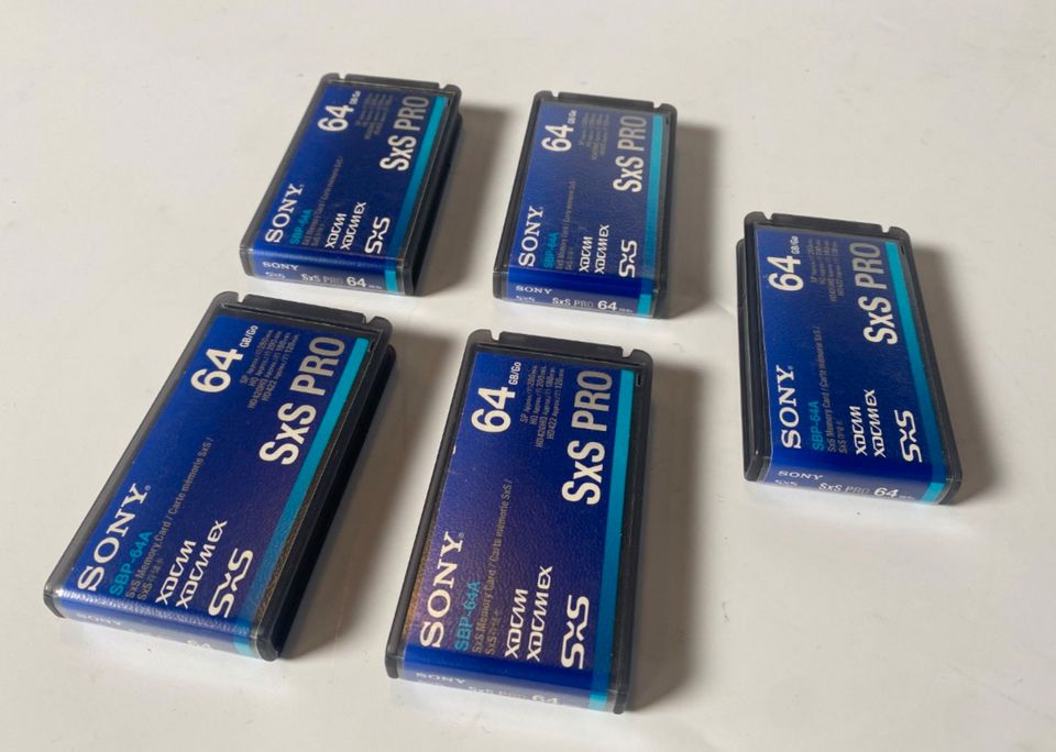 SONY SXS Pro 64Gb Speicher Karte SBP-64A Memory Card für Arri Ale in Efringen-Kirchen