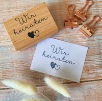 Stempel Hochzeit „Wir heiraten“ Bayern - Weßling Vorschau