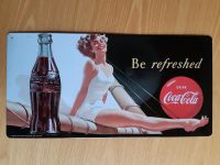 Blechschild • Coca Cola • Be refreshed • 50 x 25 cm Rheinland-Pfalz - Großkarlbach Vorschau