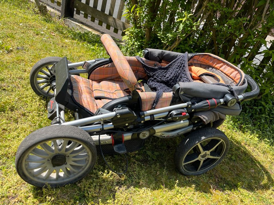 Hartan Kinderwagen/Buggy/Karre Topline S orange/grau in Liebenburg