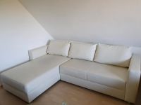 Sofa aus Kunstleder, weiß Baden-Württemberg - Unterschneidheim Vorschau