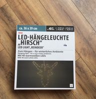 LED hängeleuchte fensterbild rentier Sachsen - Königswalde Vorschau