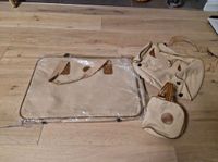 Vintage Reise-Weekender- Handgepäck Tasche Canvas/LEDER Hellbraun Hessen - Rodgau Vorschau