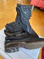 Airstep, AS Bikerboots Leder mit Nieten, Grösse 40 Hessen - Gießen Vorschau