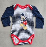 Langarm Body Mickey Mouse Gr. 74 Nordrhein-Westfalen - Paderborn Vorschau