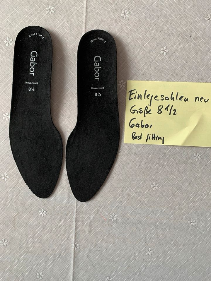 Einlegesohlen für Gabor Schuhe Größe 8 1/2 in Weimar (Lahn)