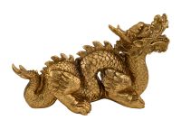 Goldener Polyresin Drache, 44 cm – Elegantes Dekorationsobjekt Nordrhein-Westfalen - Gladbeck Vorschau