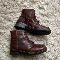 Leder Schnürschuhe Vintage Stiefel Bayern - Schongau Vorschau